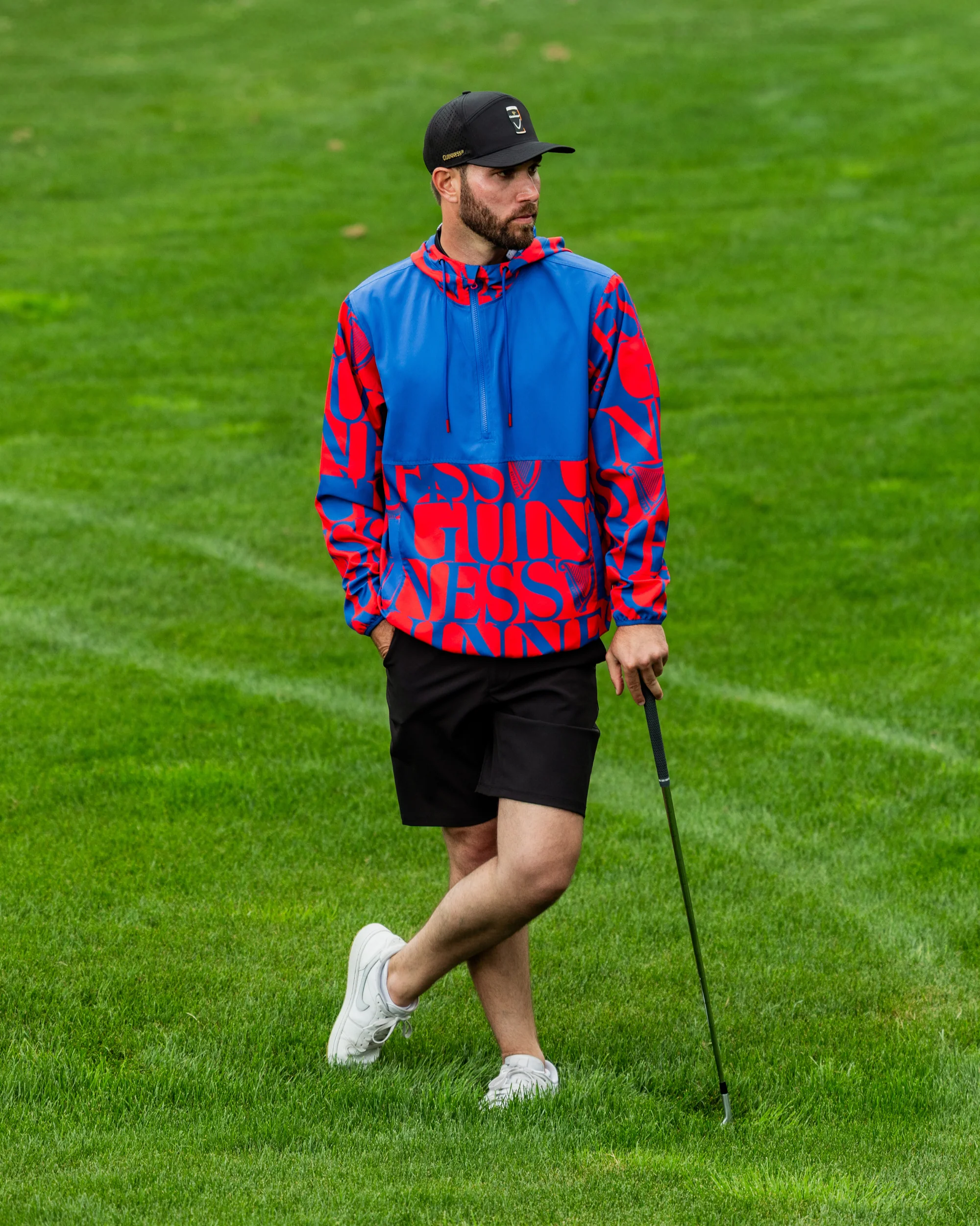 Another Round | Guinness® Men's Q-Zip Jacket - Image 3