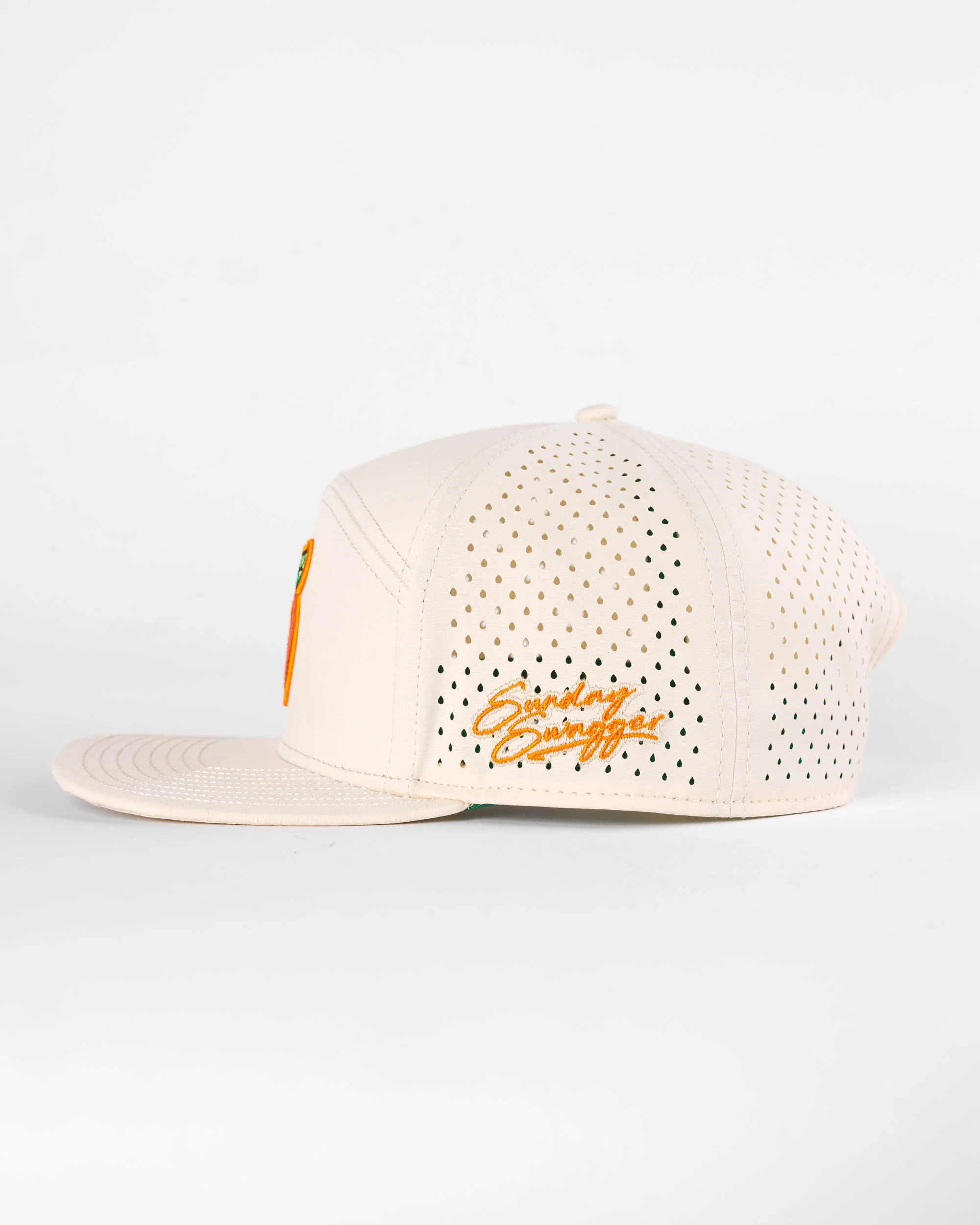 Peachy Flat Bill Snapback Hat - Image 5