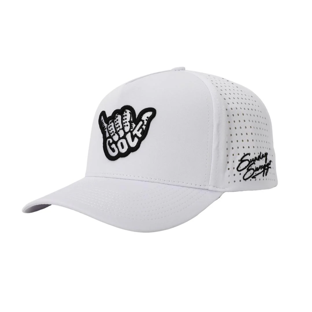 Golf Shaka Hat - White - Image 3