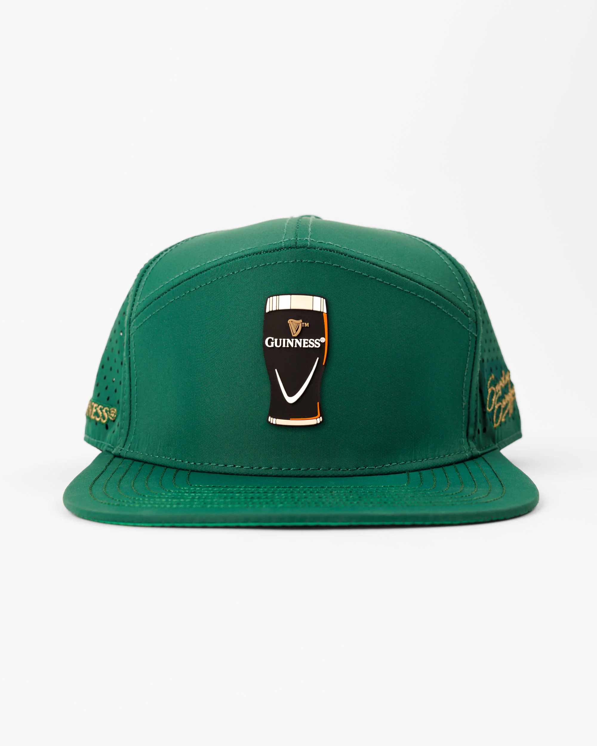Guinness® Flat Bill Hat – Drafted – Green - Image 5