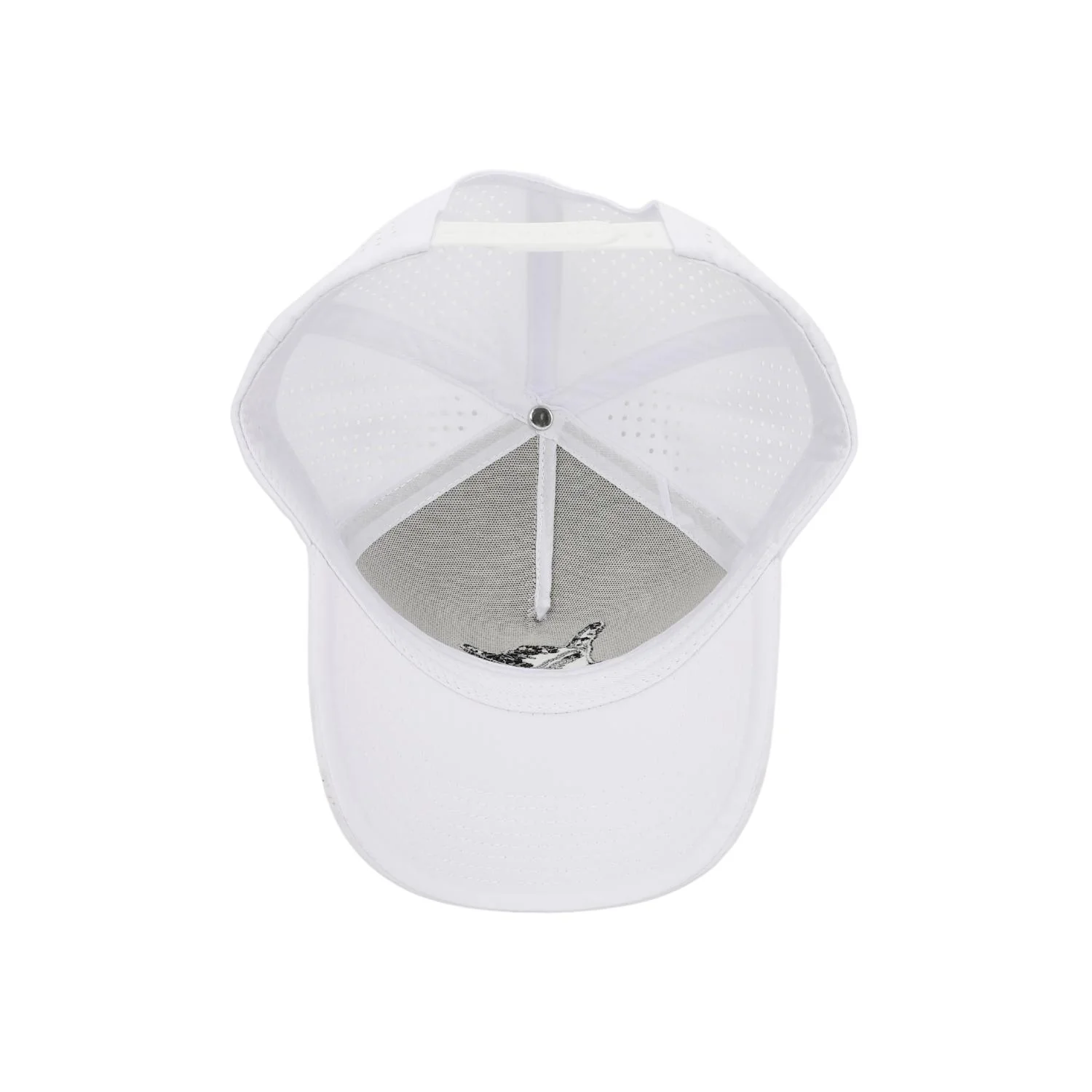 Hang Loose Snapback Hat - White - Image 6