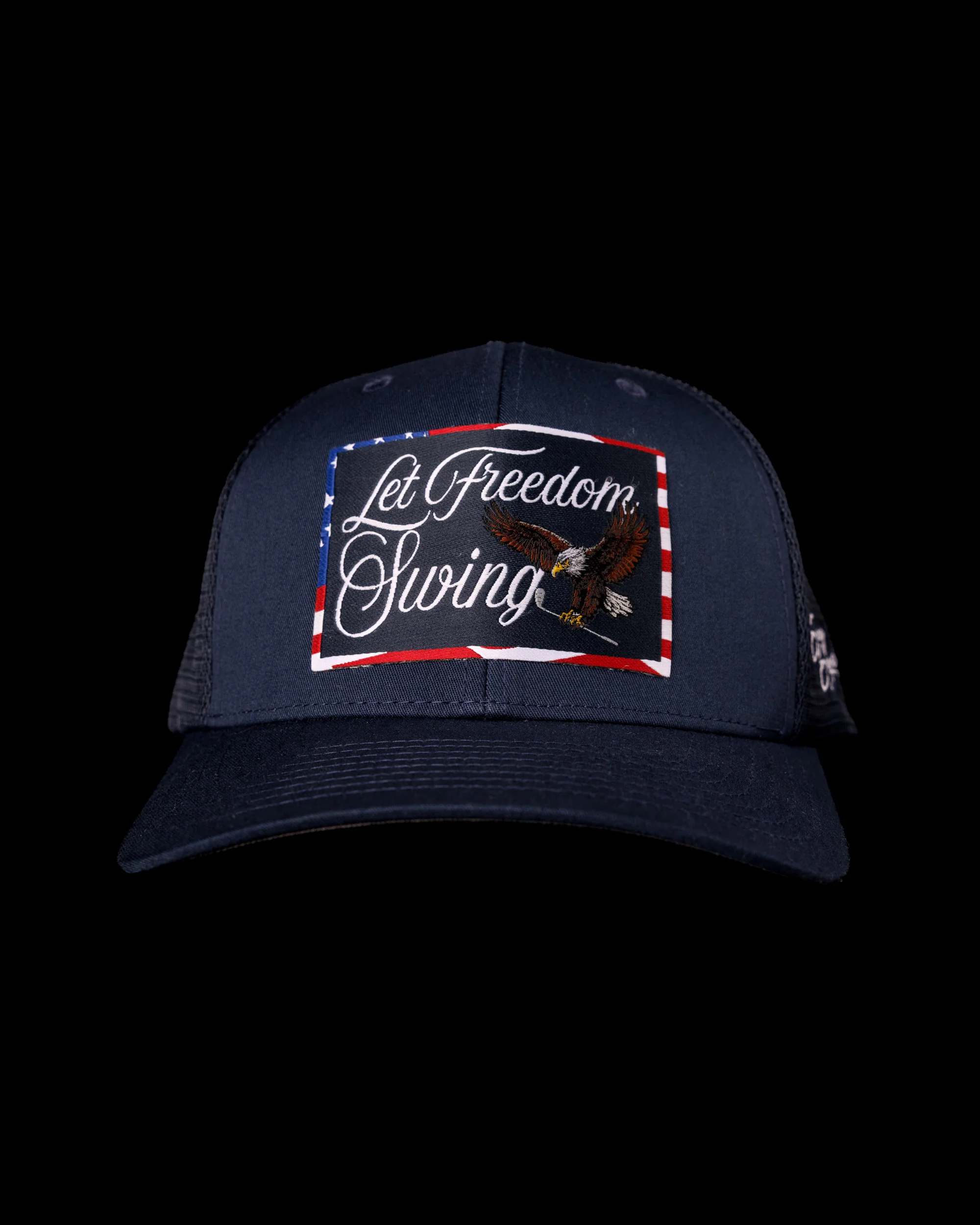 Let Freedom Swing Flexfit Snapback Hat - Navy - Image 3