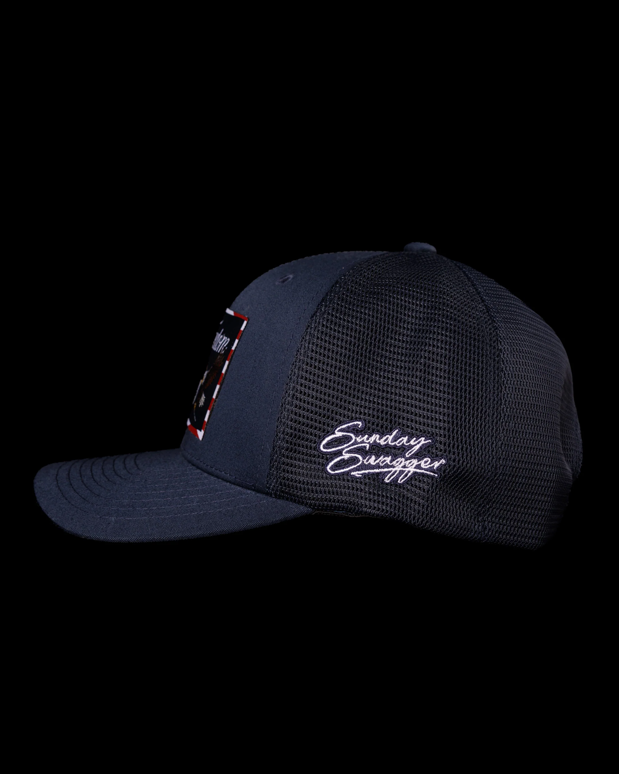 Let Freedom Swing Flexfit Snapback Hat - Navy - Image 4