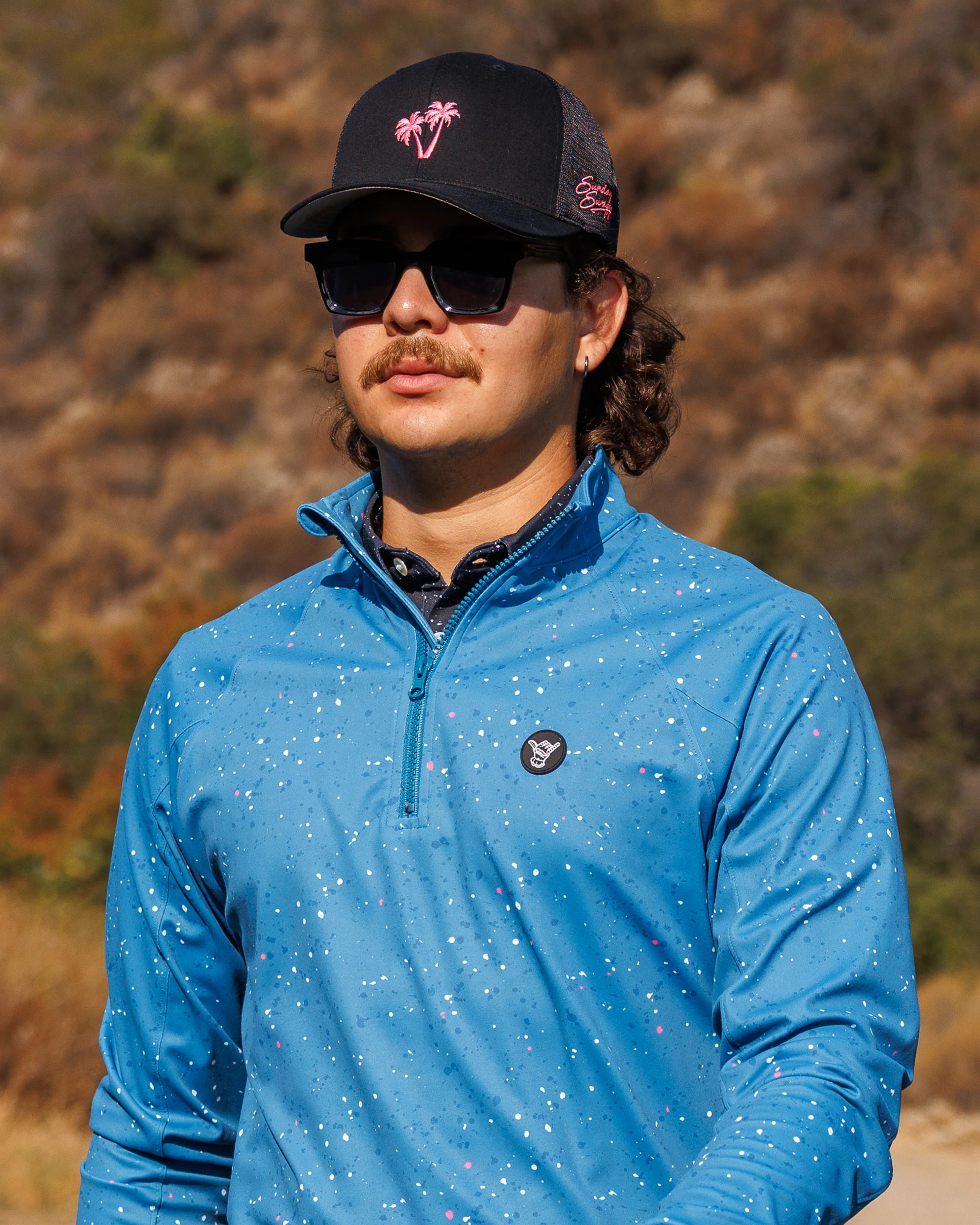 Men's Performance Q-Zip - Asteroid - Image 4