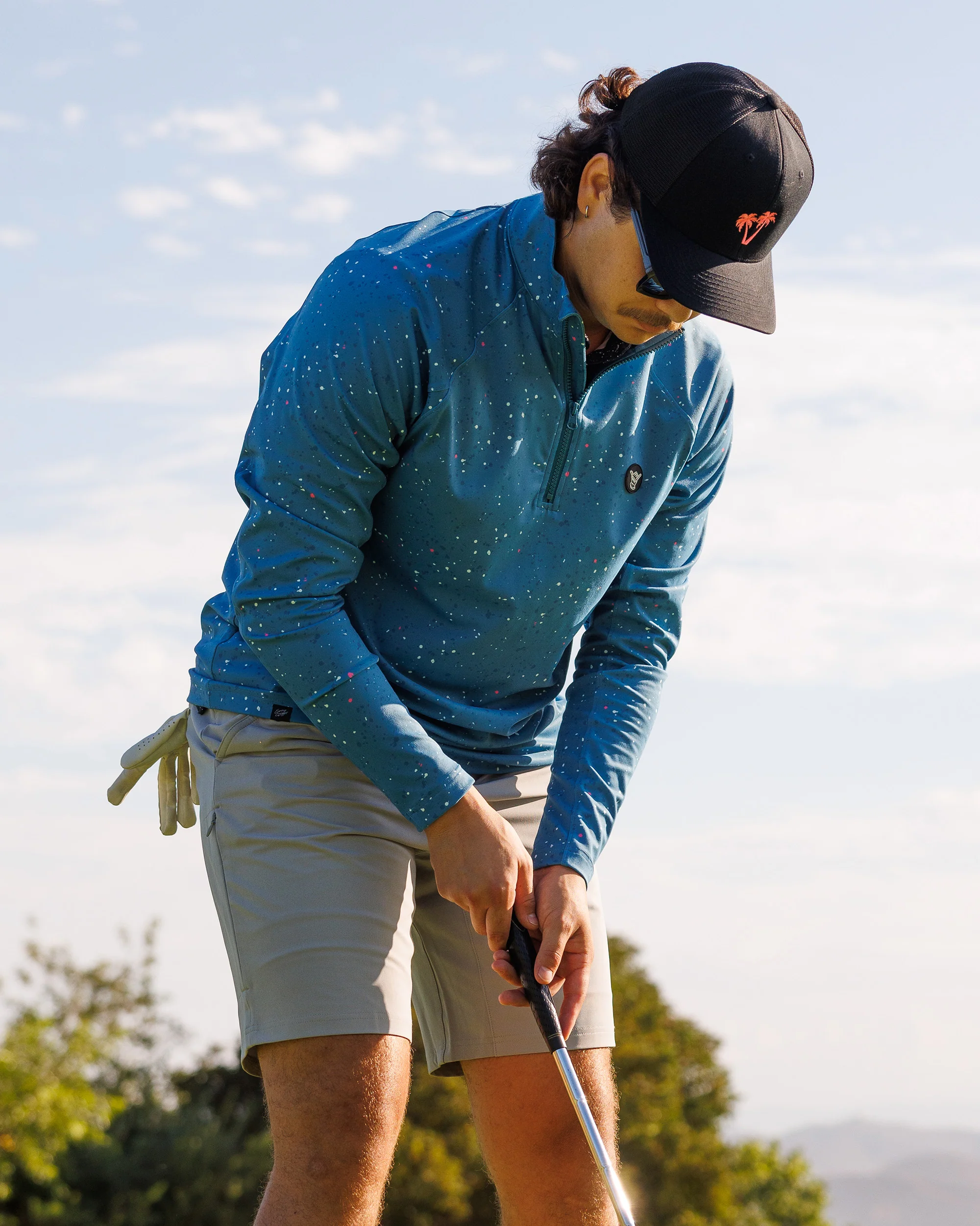 Men's Performance Q-Zip - Asteroid - Image 6