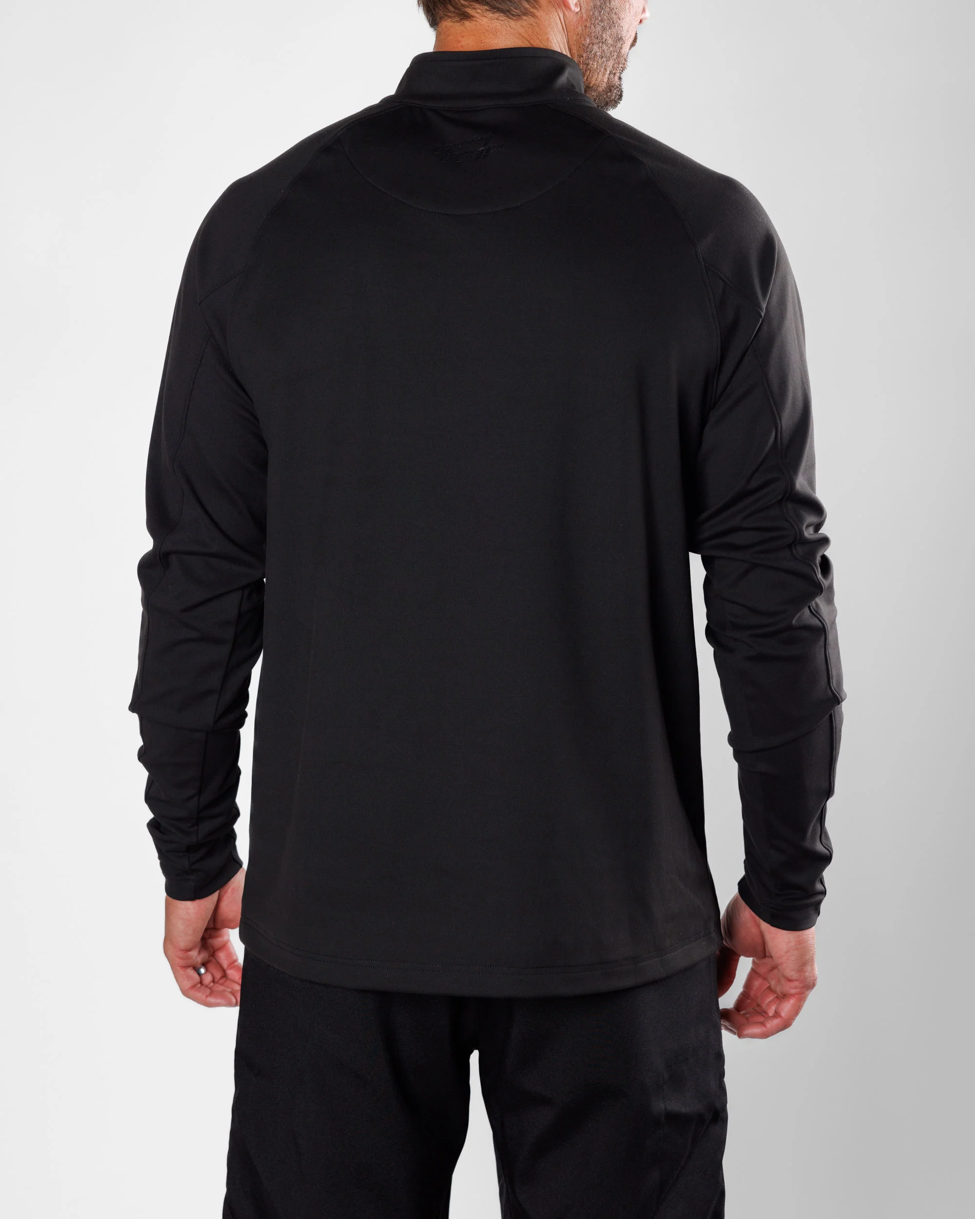 Men's Performance Q-Zip - Blackout - Image 7