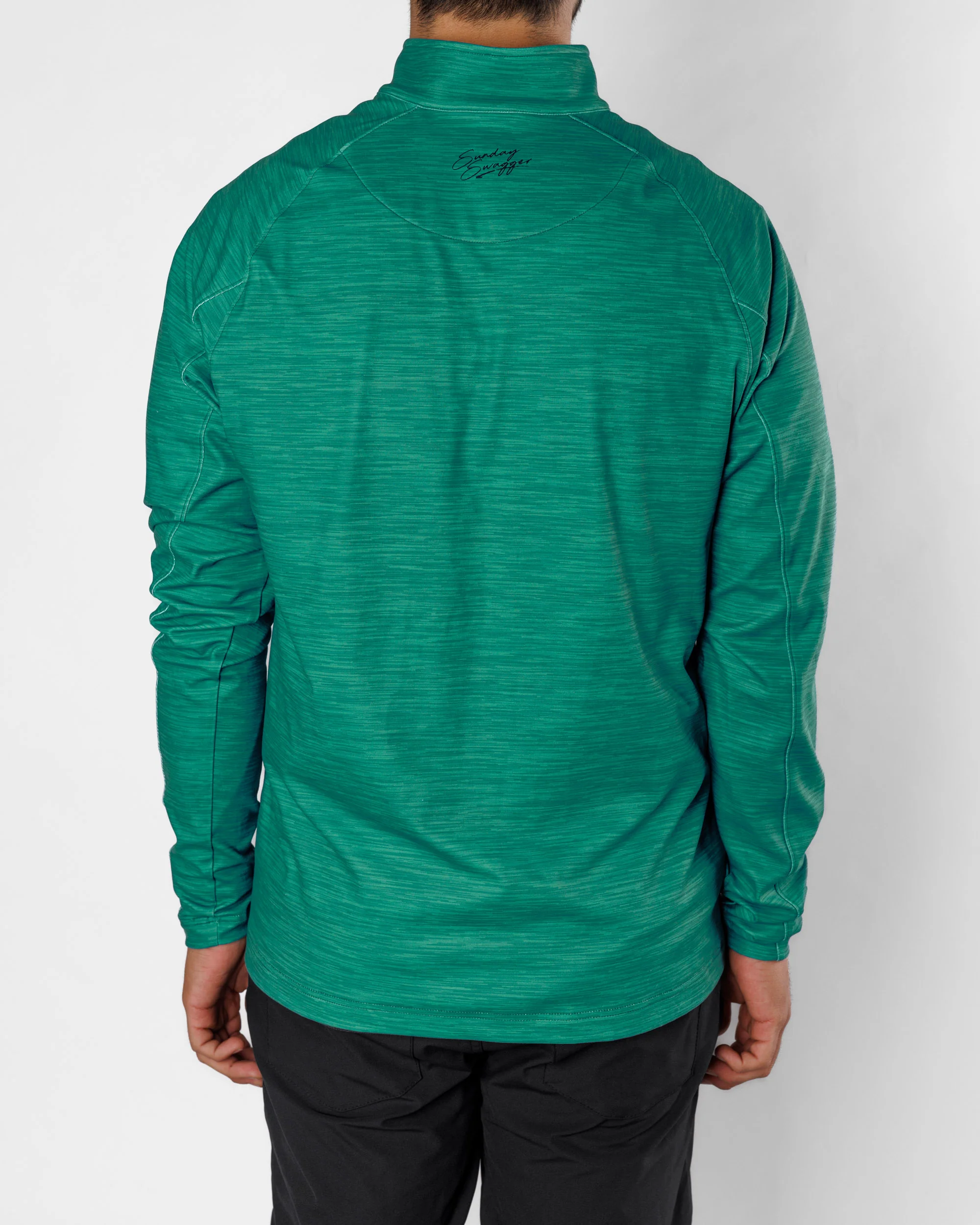 Men's Performance Q-Zip - Evergreen - Image 3