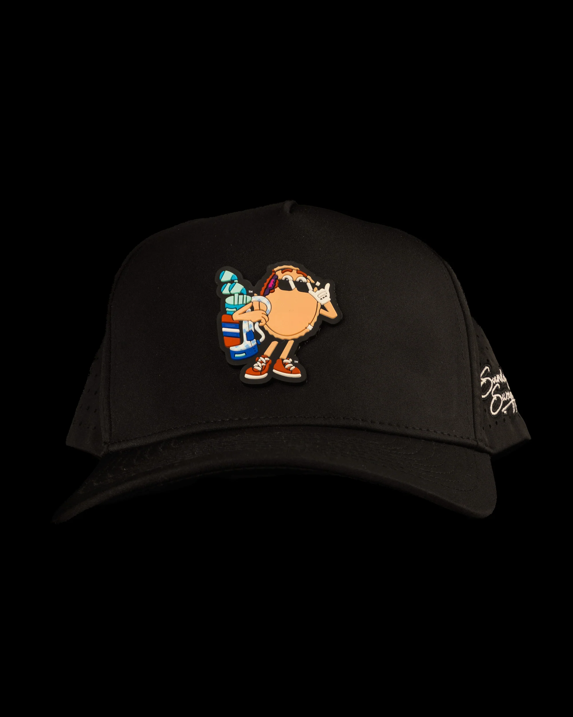 No Crust Club Snapback Hat - Black | Uncrustables™ - Image 3