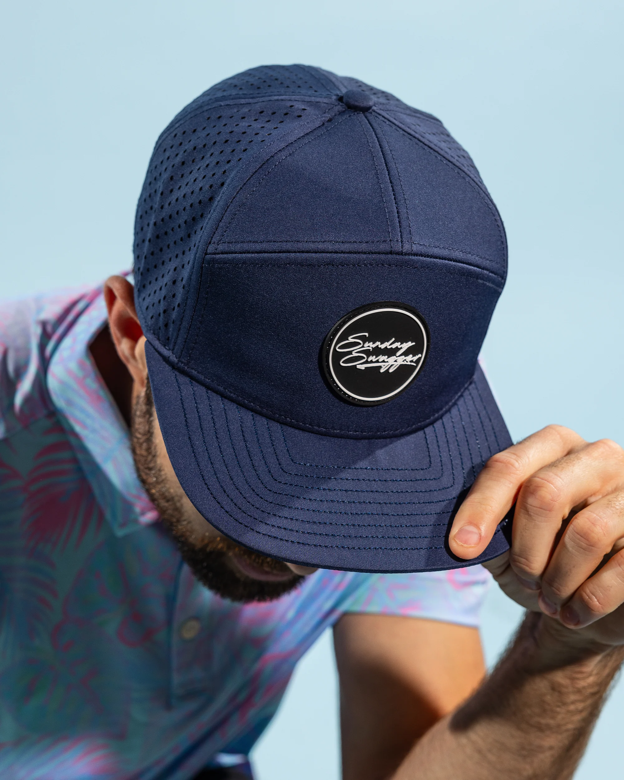 Swagger Flat Bill - Navy - Image 4