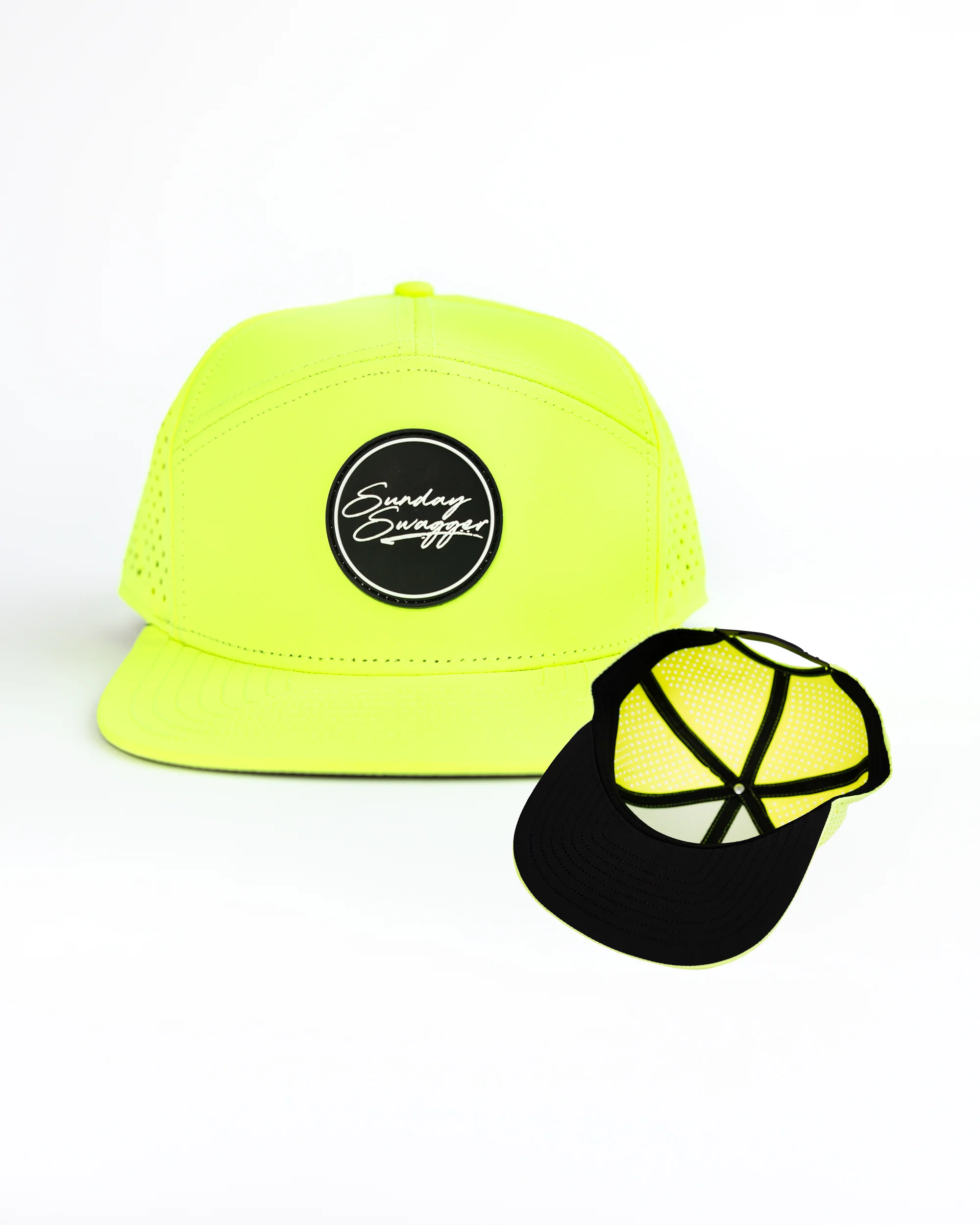 Swagger Flat Bill - Neon Yellow - Image 4