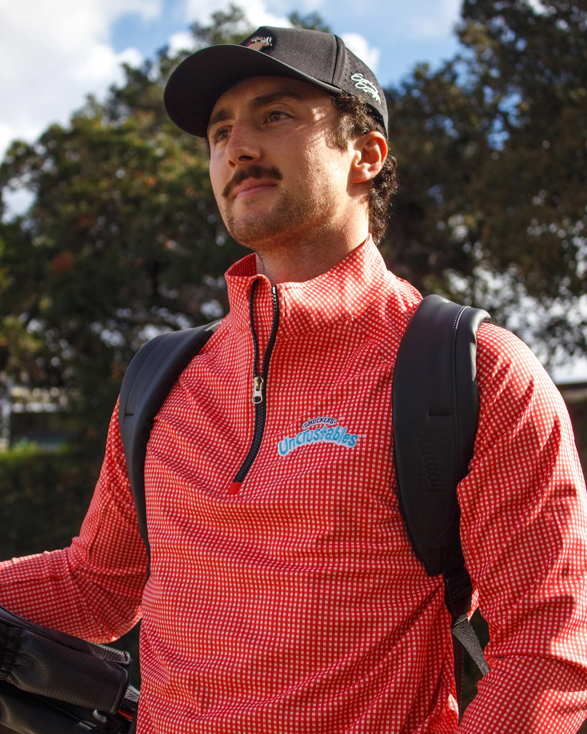 Sweet Spread | Uncrustables™ Men's Performance Q-Zip - Image 2