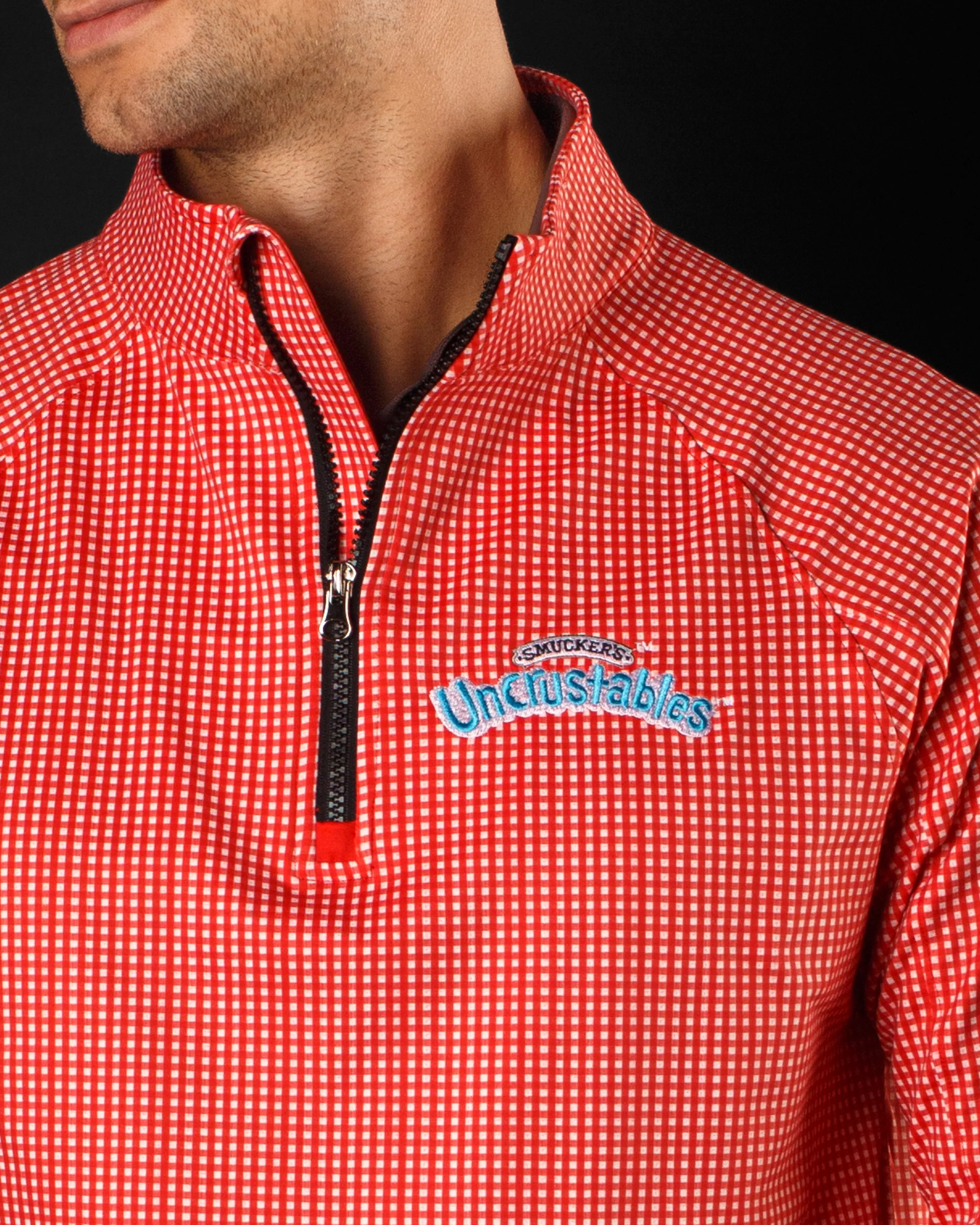 Sweet Spread | Uncrustables™ Men's Performance Q-Zip - Image 3