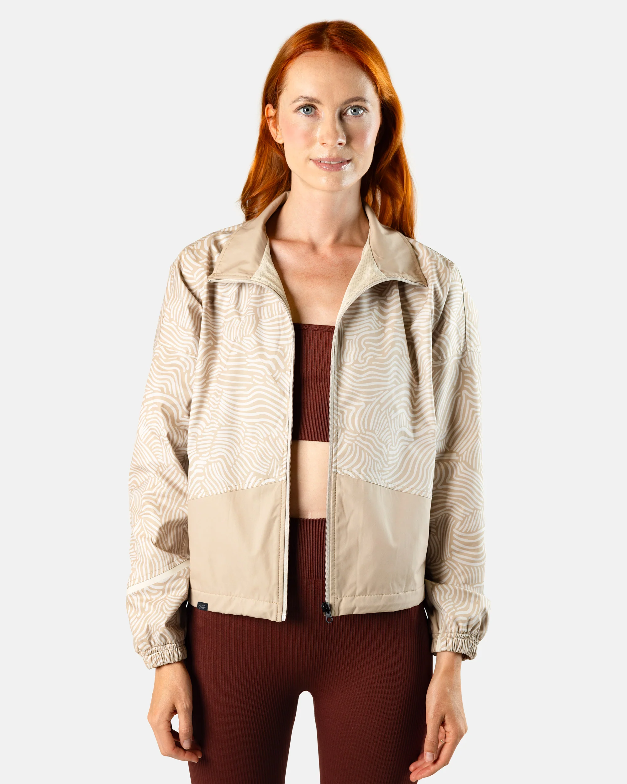 Women's Full-Zip Jacket - Latte - Image 3