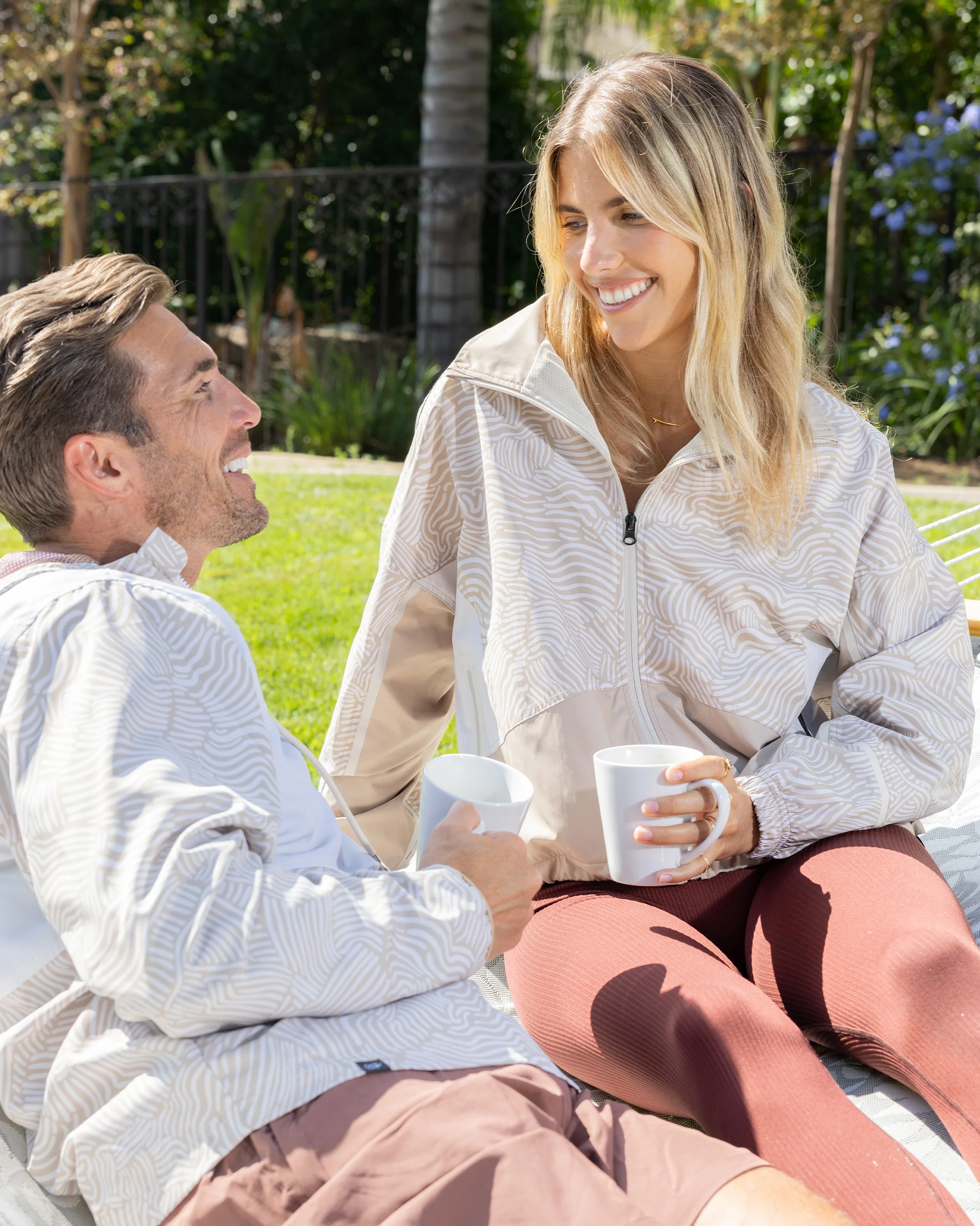 Women's Full-Zip Jacket - Latte - Image 4