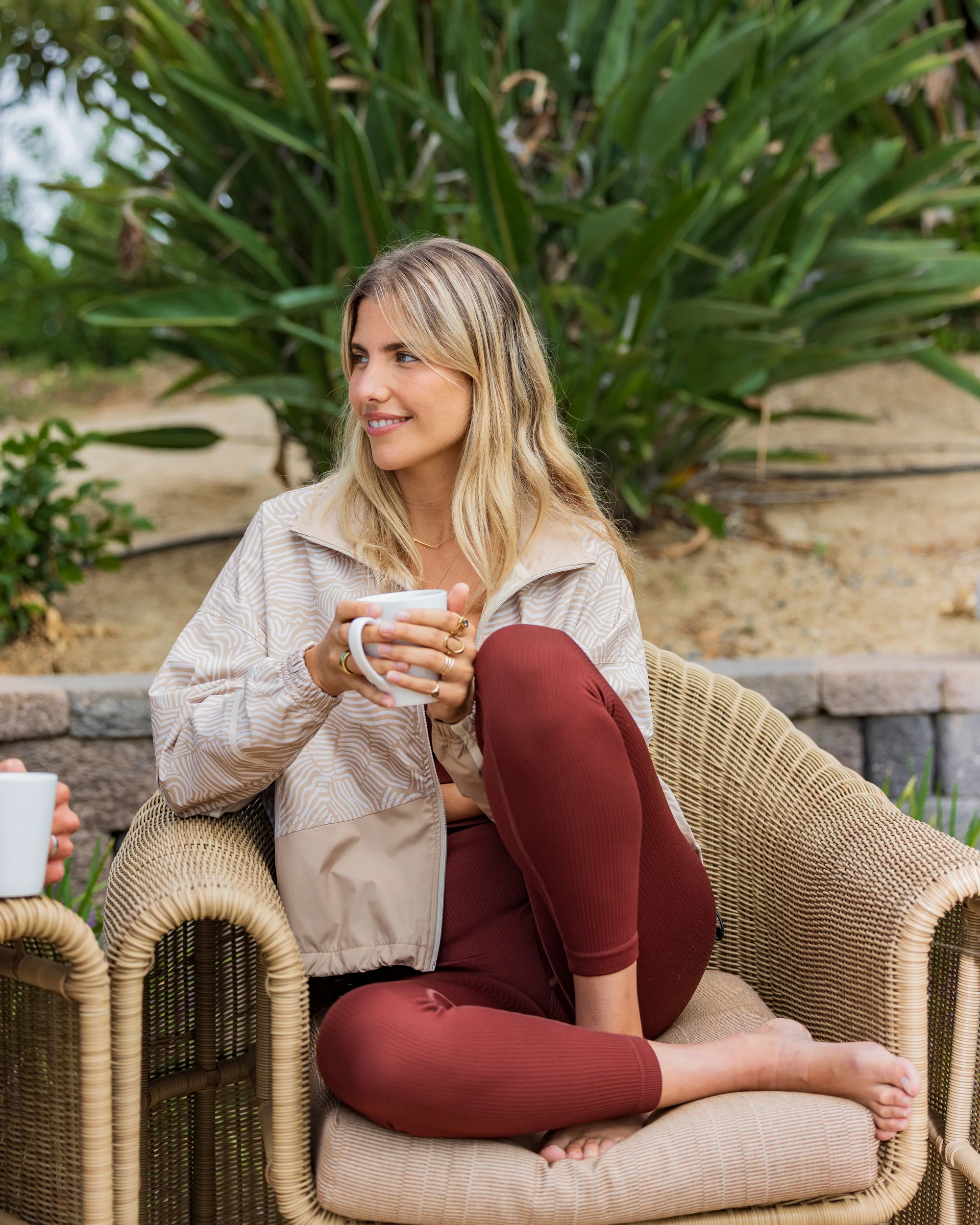 Women's Full-Zip Jacket - Latte - Image 8
