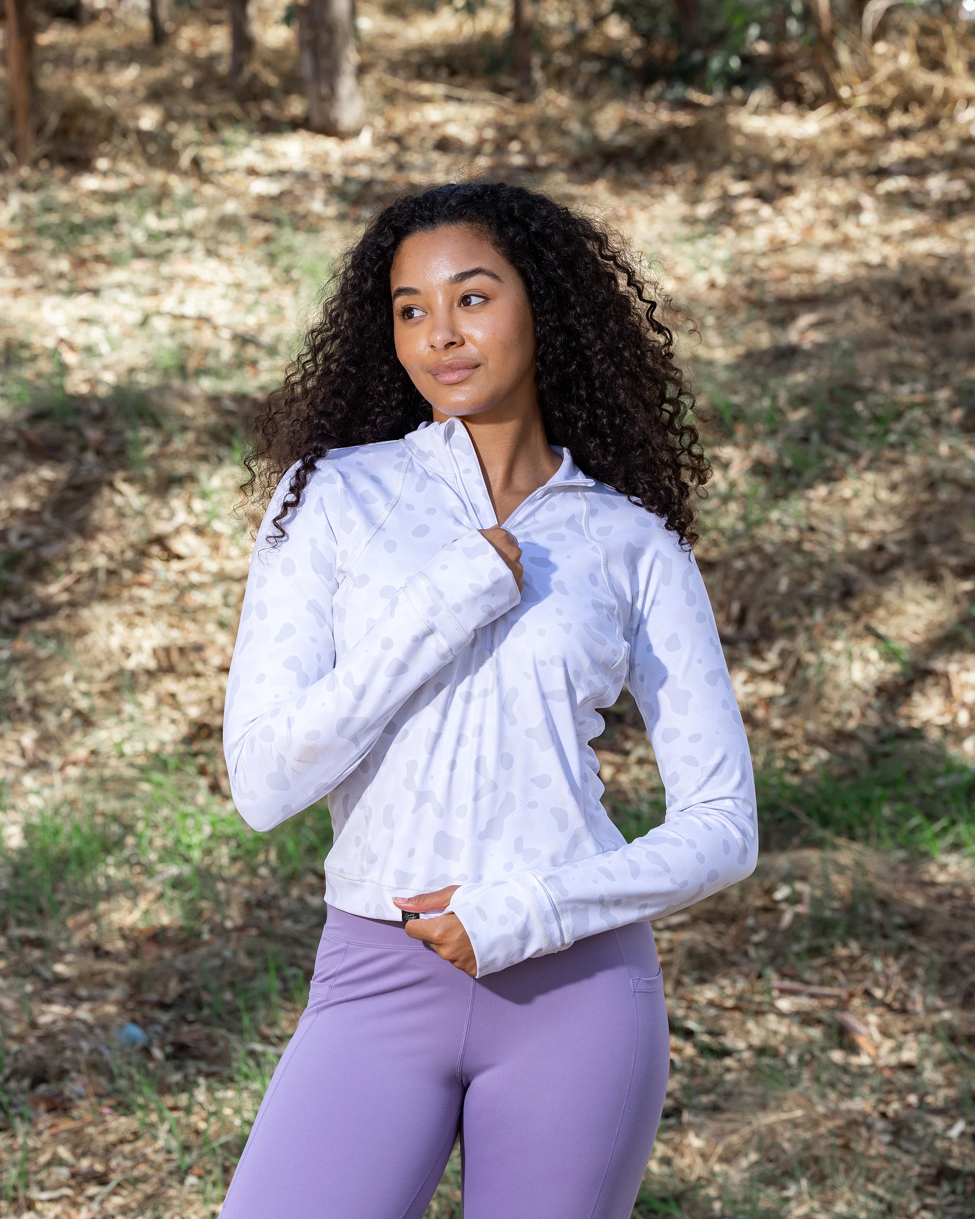 Women's Crop Q-Zip - Alpine - Image 9